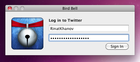 BirdBell — уведомления Twitter у вас в менюбаре