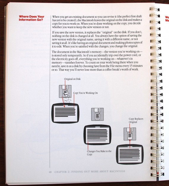Macintosh User Manual - Saving