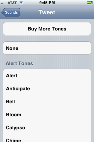iTunes Tone Store