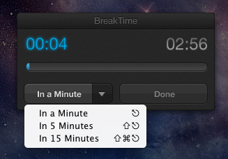 BreakTime for Mac — делаем перерывы в работе