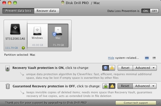 Disk Drill — восстановление удаленных файлов на Мас