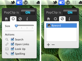PopClip — редактирование текста на Mac в стиле iOS