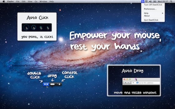 приложение Dwell Click