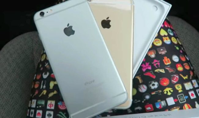Цвета iPhone 6 Серый и золотой