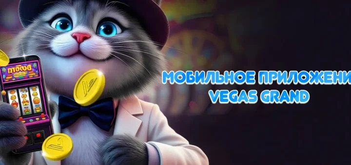Vegas Grand мобильное приложение Android iOS: онлайн-казино с телефона.