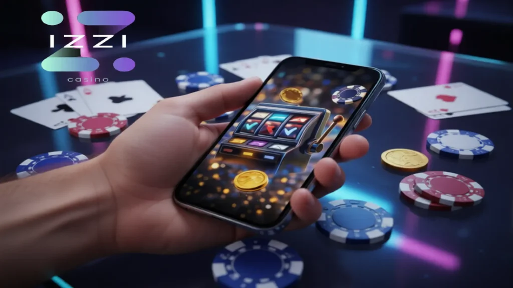 Мобильная версия IZZI: регистрация, игры, бонусы, касса, без установки.